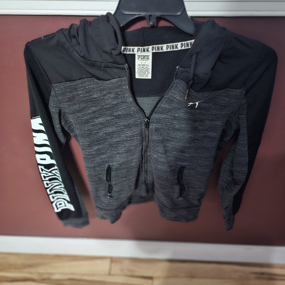 VICTORIA SECRET PINK LOGO zipper Jacket
